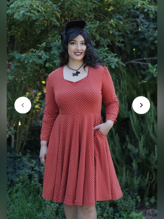 Effies Heart Dresses & Skirts - Effie’s Heart Half Sleeve Polka Dot Dress Size Small